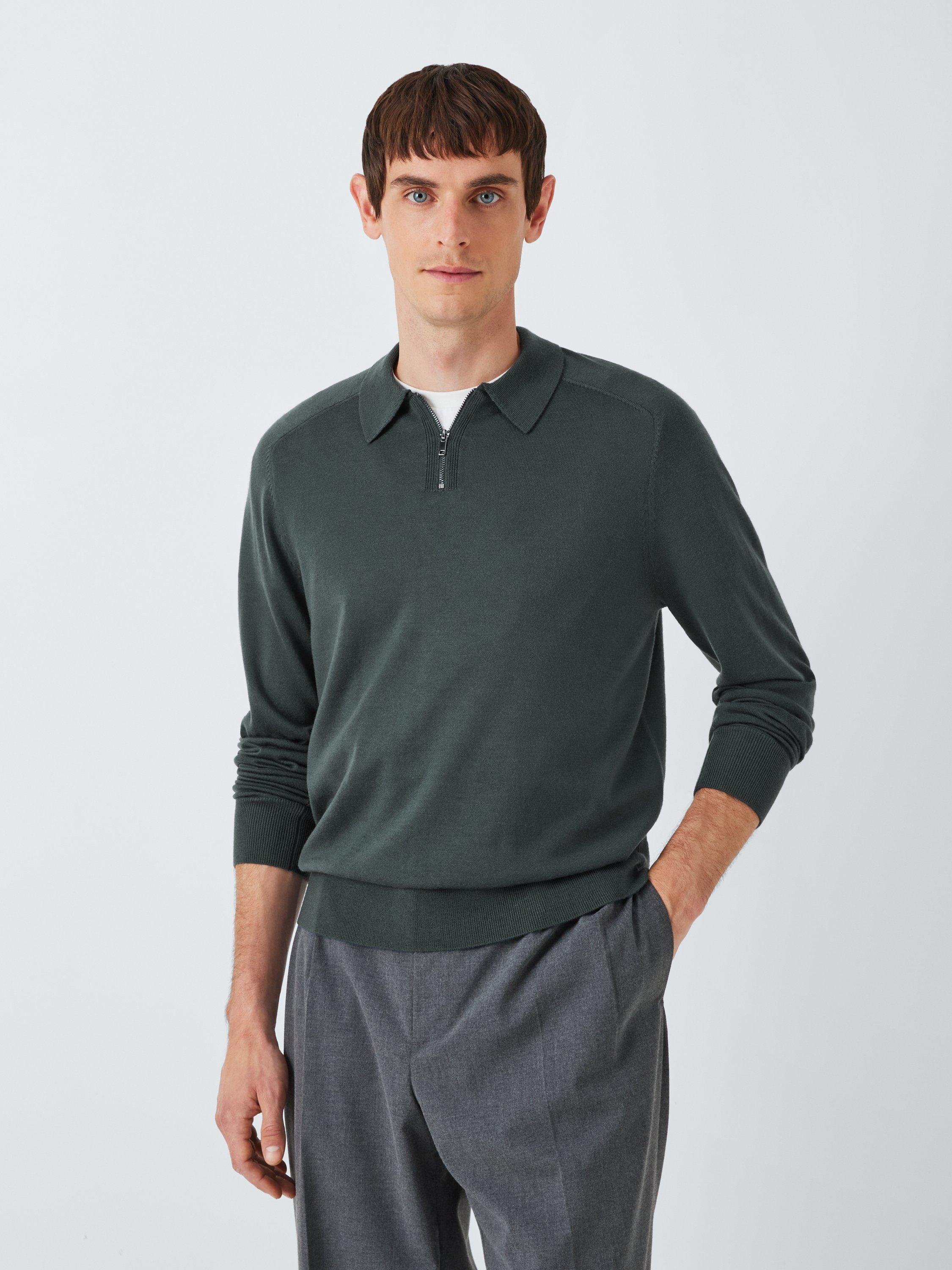 Kin Long Sleeve Merino Wool Polo Neck Jumper