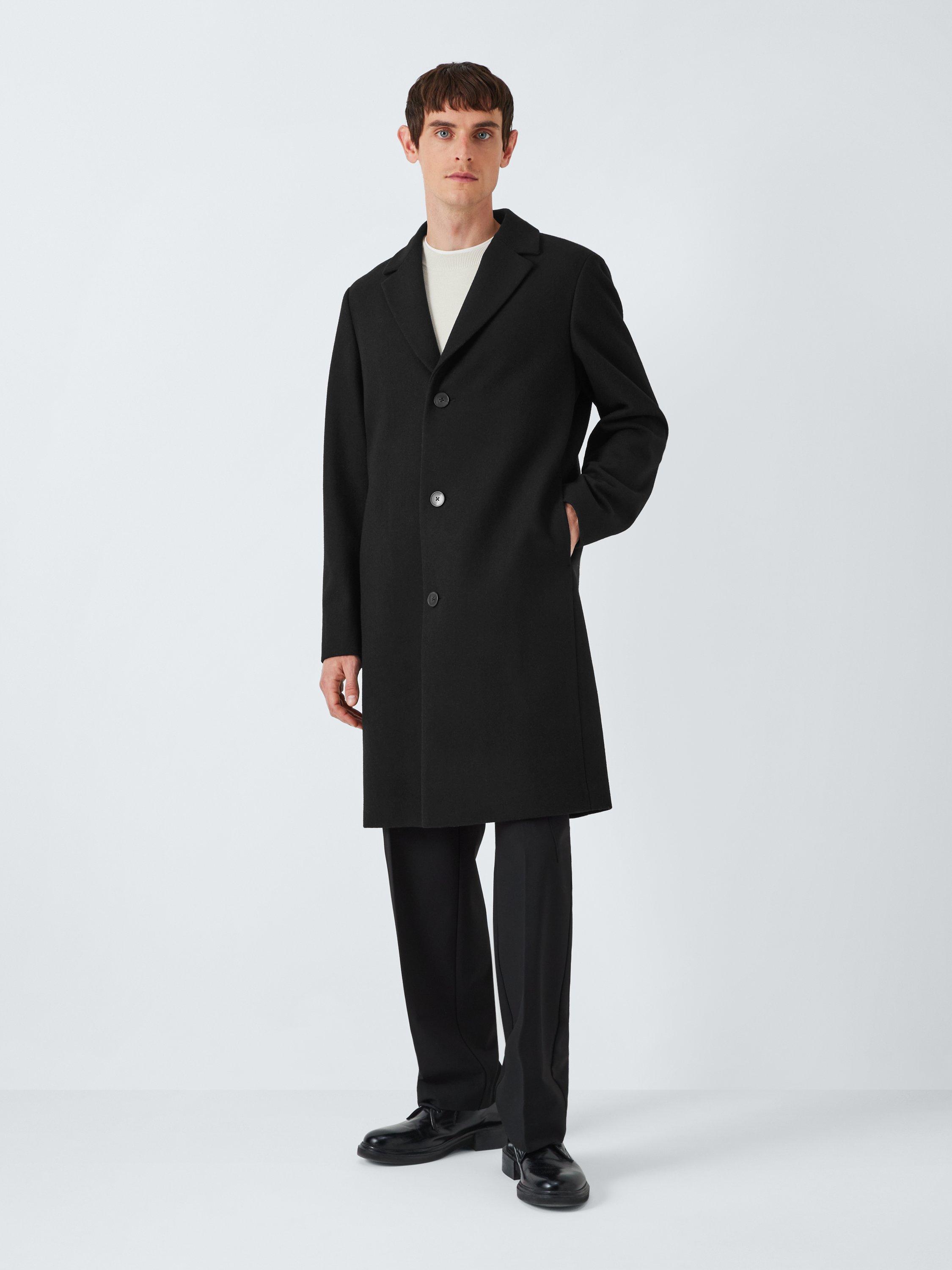 John lewis black coat hotsell