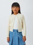 John Lewis Kids' Button Wool Blend Cardigan