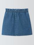 John Lewis ANYDAY Kids' Denim A-Line Skirt, Denim Blue