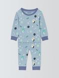 John Lewis ANYDAY Baby Space Pyjamas, Blue