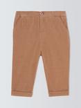 John Lewis Heirloom Collection Baby Corduroy Trousers, Brown