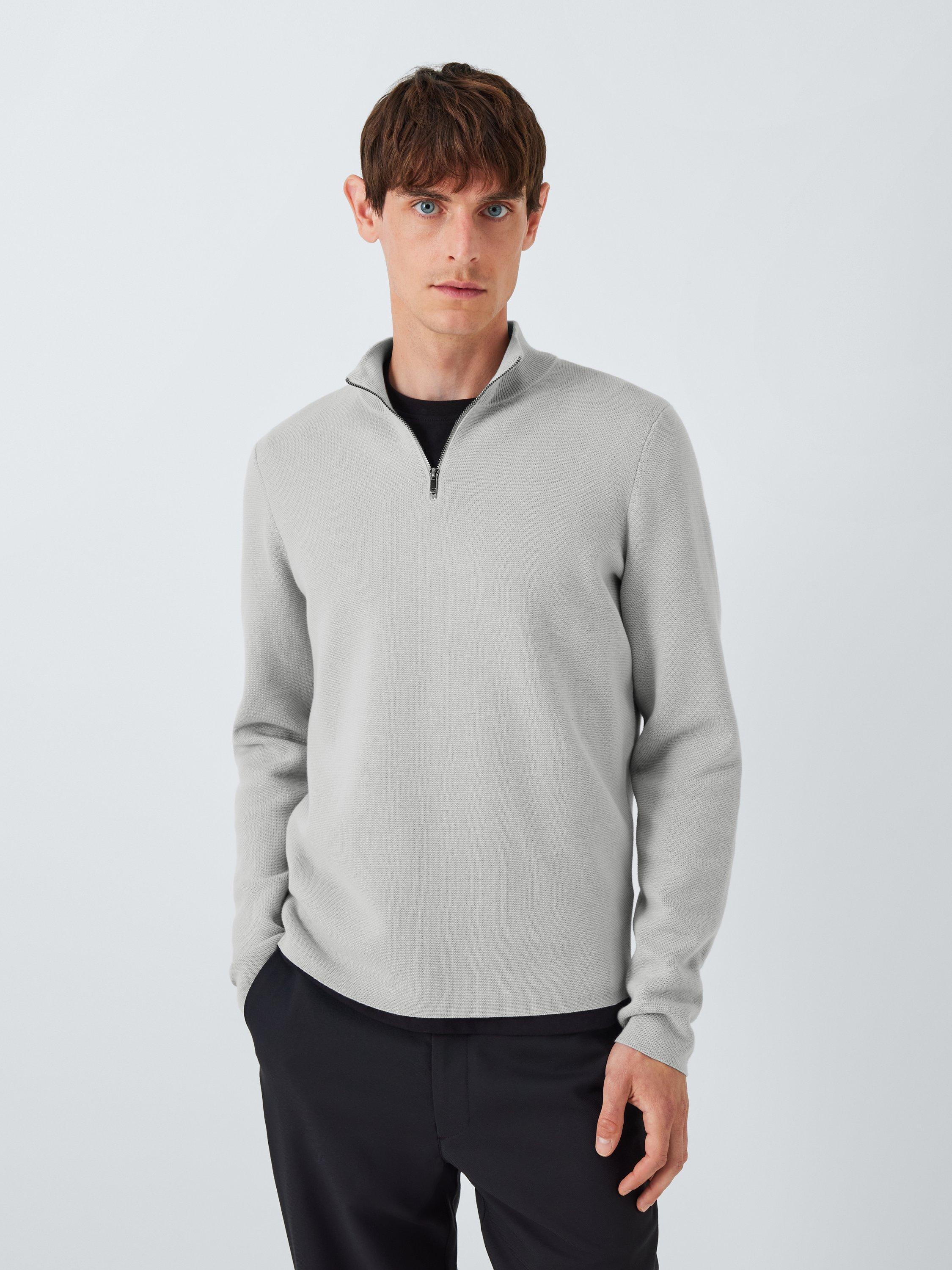 Kin Cotton Milano Half-Zip Jumper, High Rise