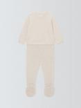 John Lewis Baby Pointelle Knitted Top and Bottoms, Multi