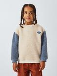 John Lewis ANYDAY Kids' Planet Borg Jumper, Natural