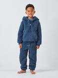 John Lewis Kids' Borg Hoodie and Trouser Set, Blue