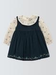 John Lewis Heirloom Collection Baby Embroidered Blouse and Pinafore Set