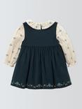 John Lewis Heirloom Collection Baby Embroidered Blouse and Pinafore Set