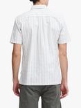 Casual Friday Anton Short Sleeve Striped Shirt, Ecru