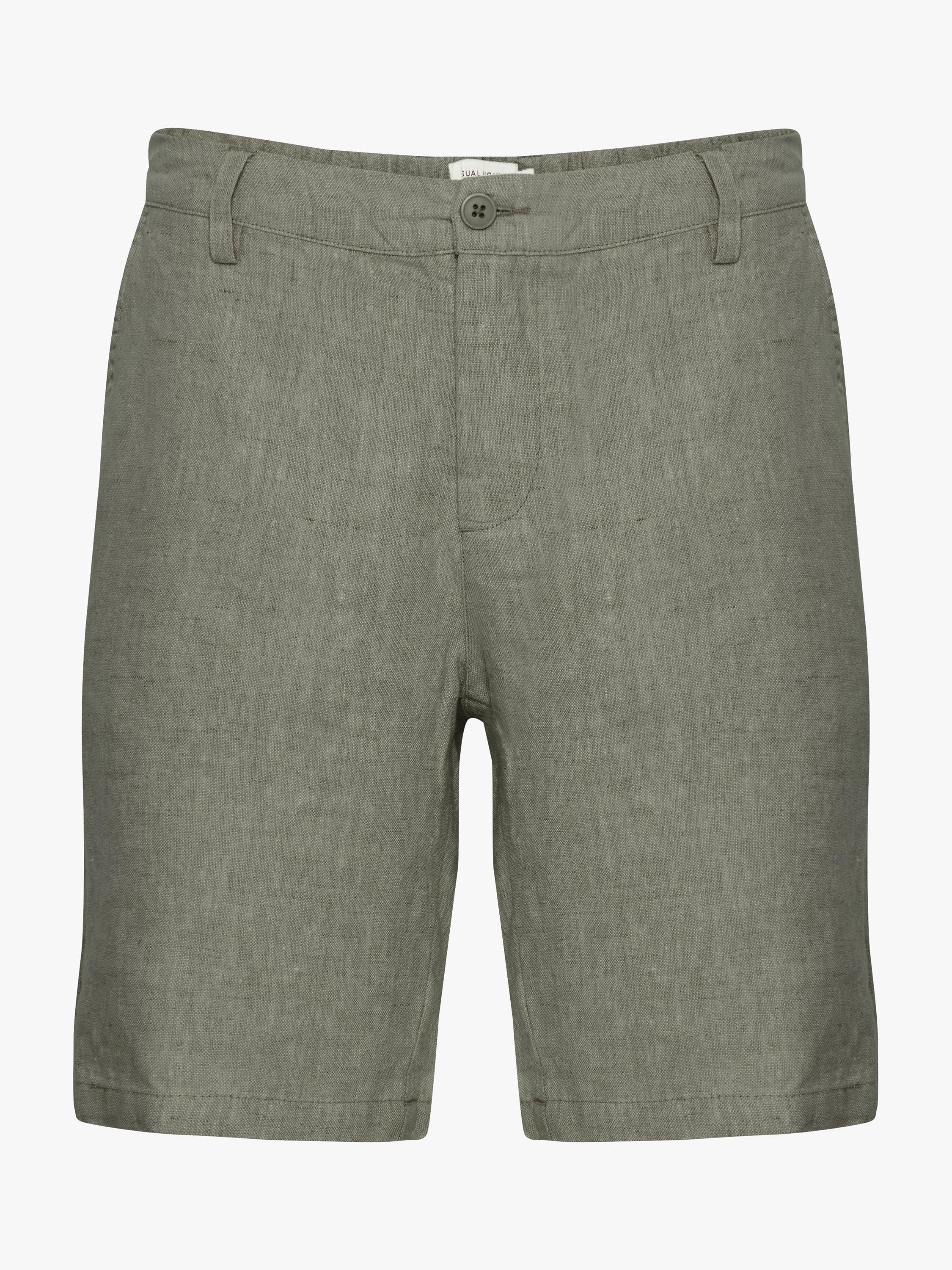 Casual Friday Pandrup Linen Shorts, Agave Green, S