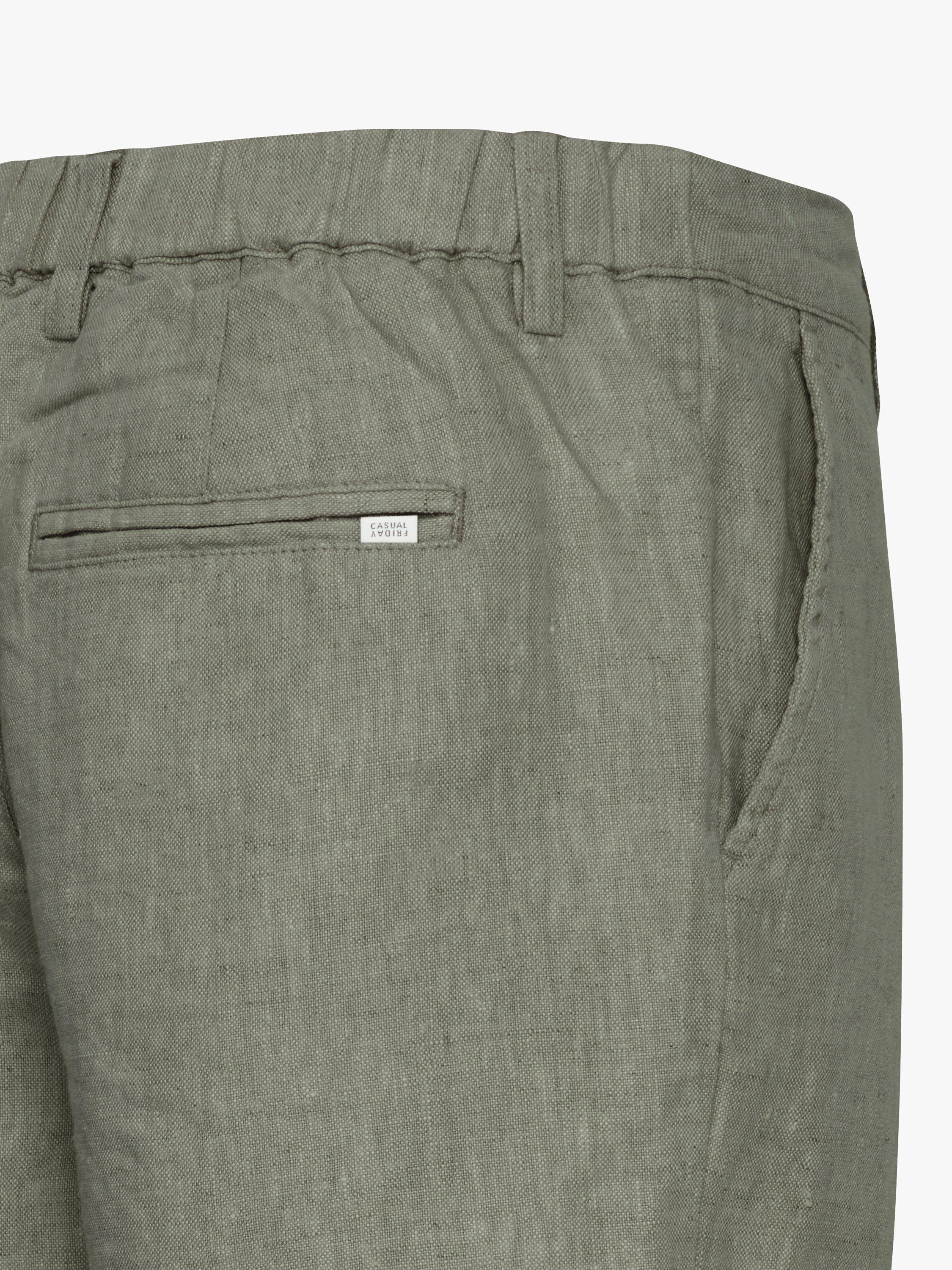 Product image 6 of 6, which shows Casual Friday Pandrup Linen Shorts, Agave Green, S