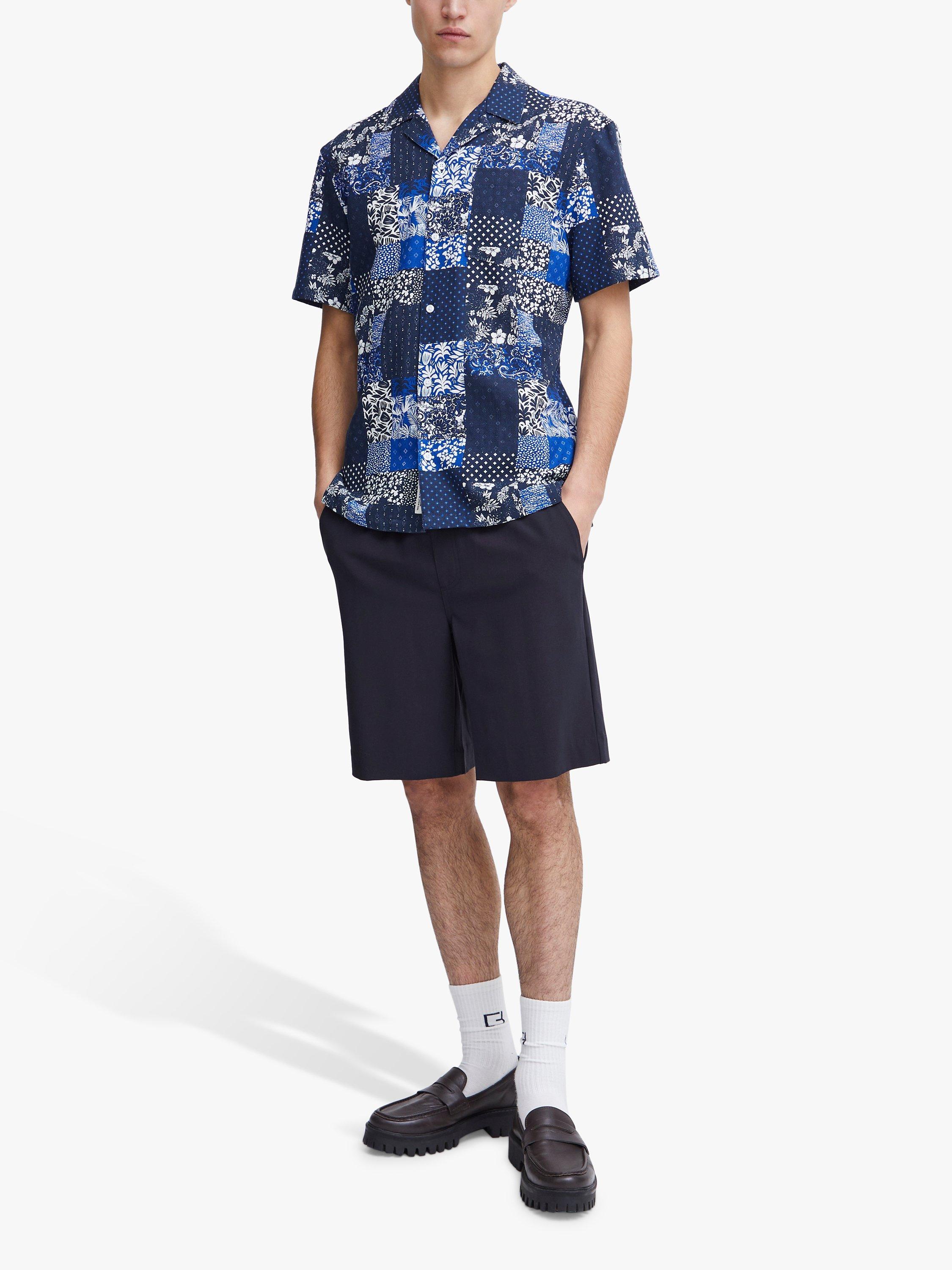 Product image 3 of 6, which shows Casual Friday Samsos Comfort Stretch Shorts, Dark Navy, S