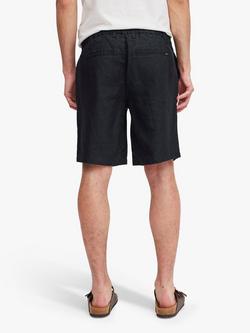 Casual Friday Pandrup Linen Shorts - view 2, Black Beauty