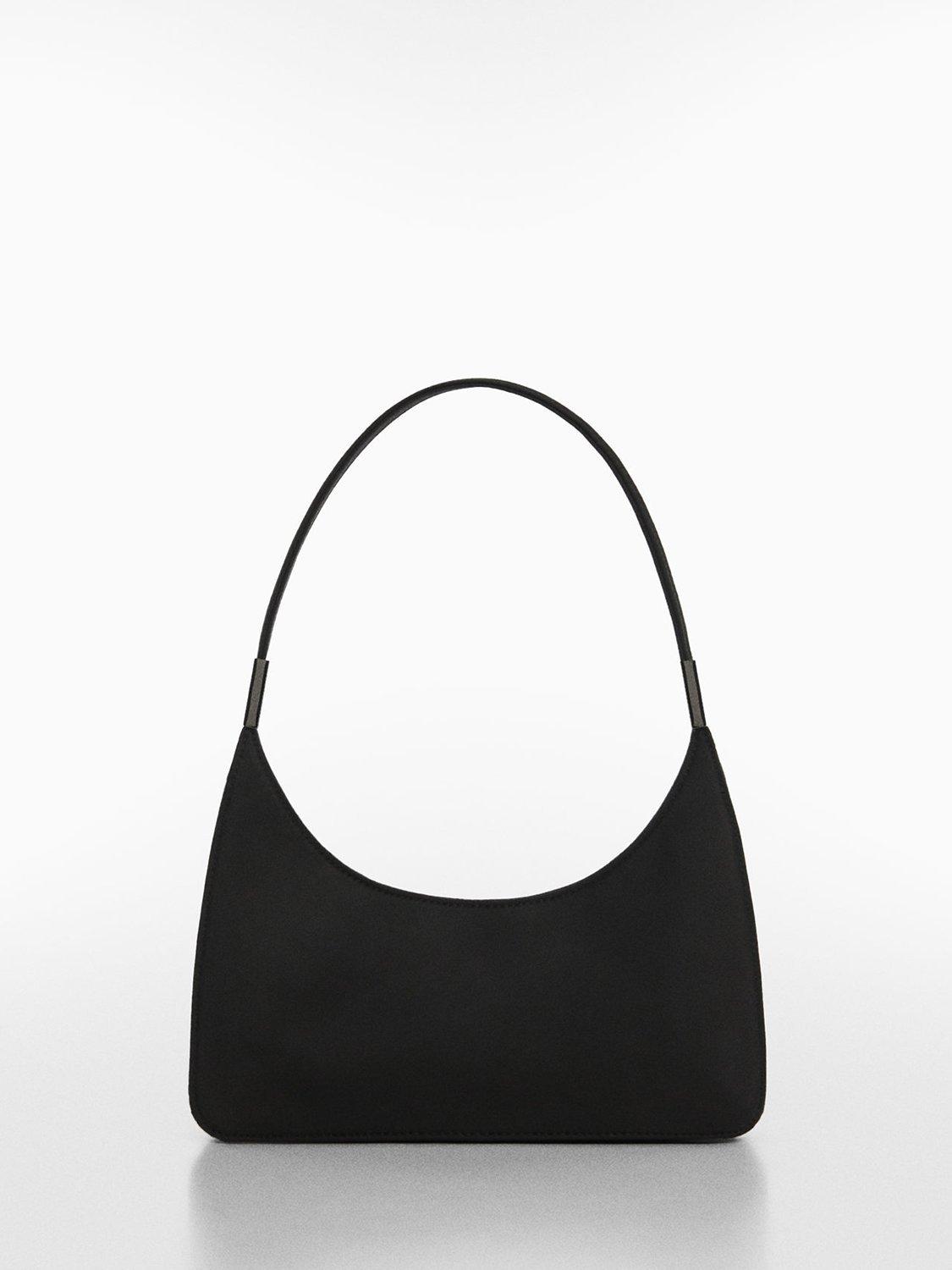 Mango Cindy Shoulder Bag, Black
