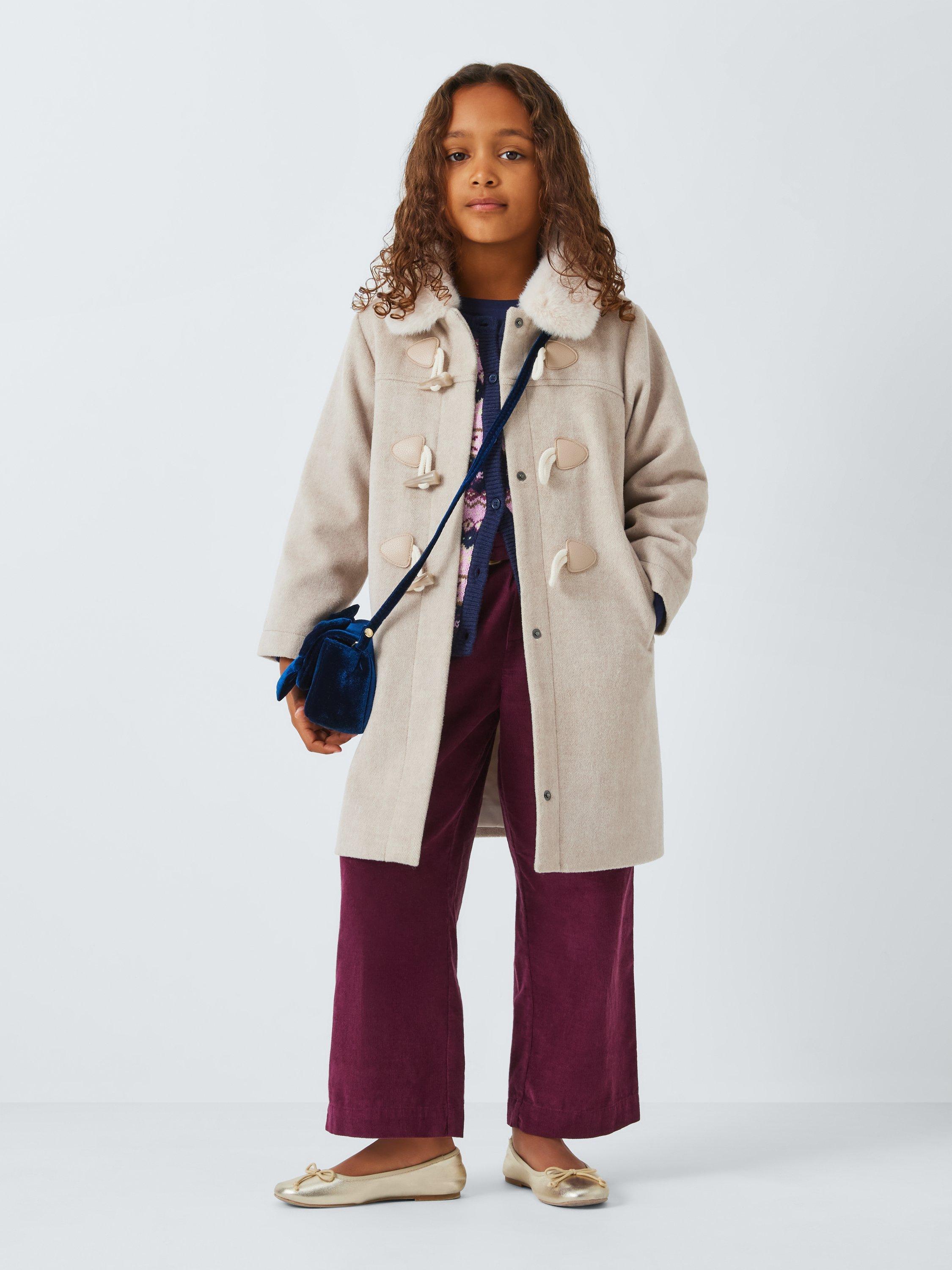 John Lewis Heirloom Collection Kids' Herringbone Duffle Coat