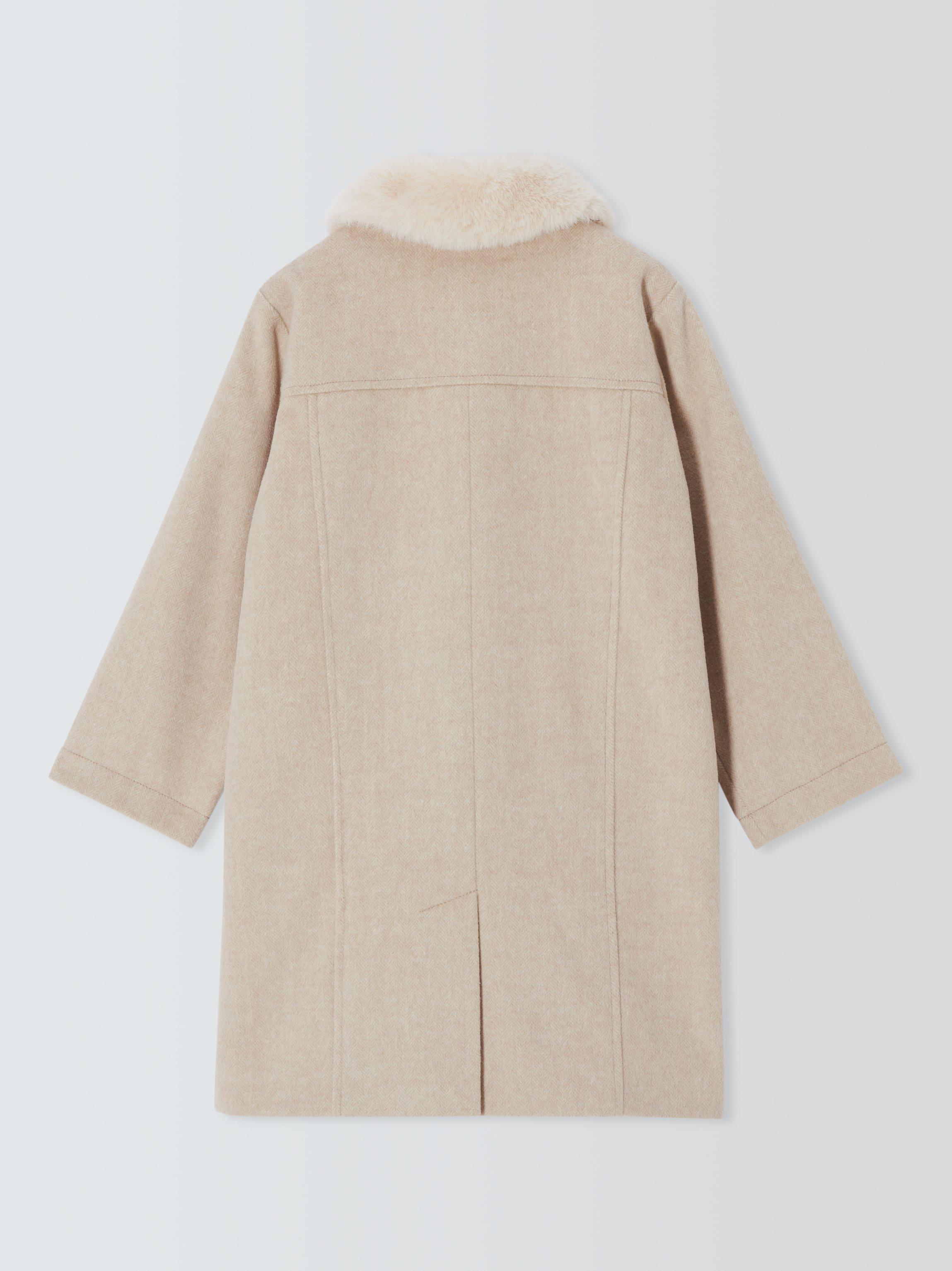 John Lewis Heirloom Collection Kids' Herringbone Duffle Coat