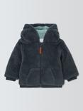John Lewis Baby Borg Zip Down Hoodie