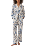 myza Chinoiserie Organic Cotton Long Sleeve Pyjama Trouser Set