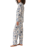 myza Chinoiserie Organic Cotton Long Sleeve Pyjama Trouser Set