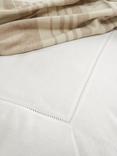 Truly 100% Linen Ladder Easy Care Bedding, White