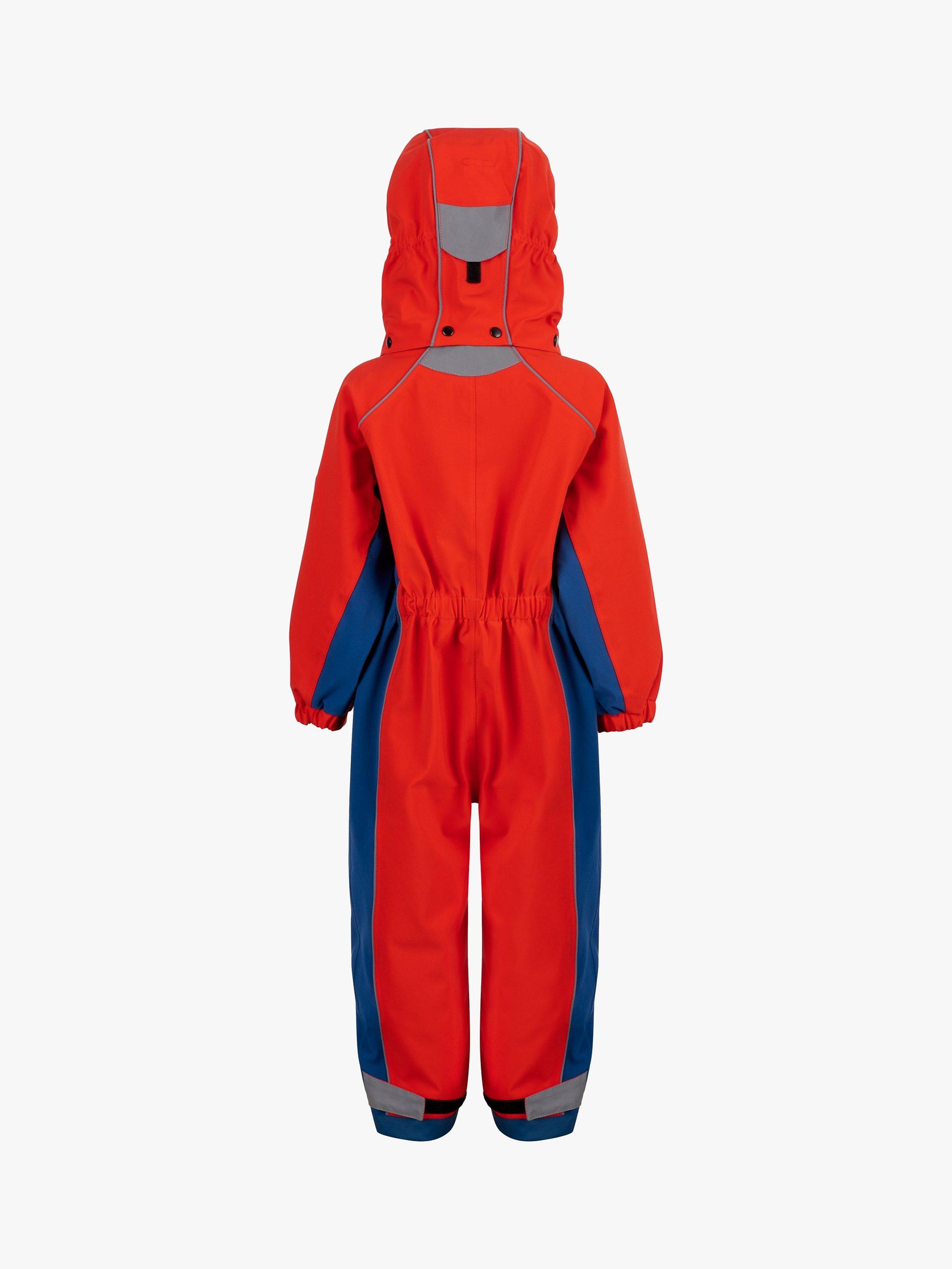Product image 2 of 7, which shows Spotty Otter Kids' Adventure Waterproof Splashsuit, Red, 6-12 months