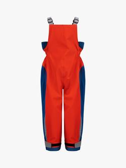 Spotty Otter Kids' Adventure Waterproof Dungarees - view 2, Fiery Red