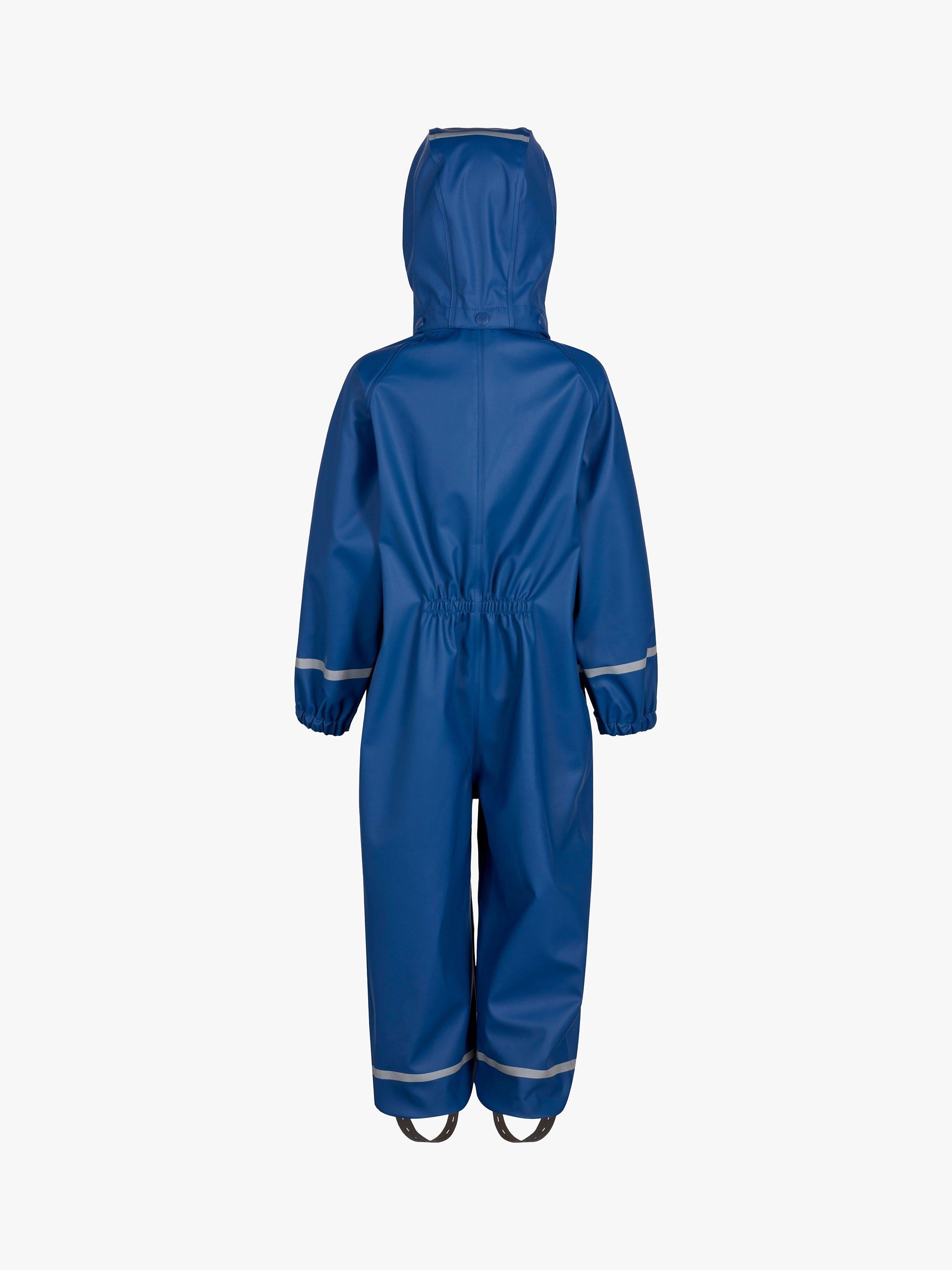 Product image 2 of 6, which shows Spotty Otter Kids' Forest Ranger Waterproof Splashsuit, Navy, 1-2 years
