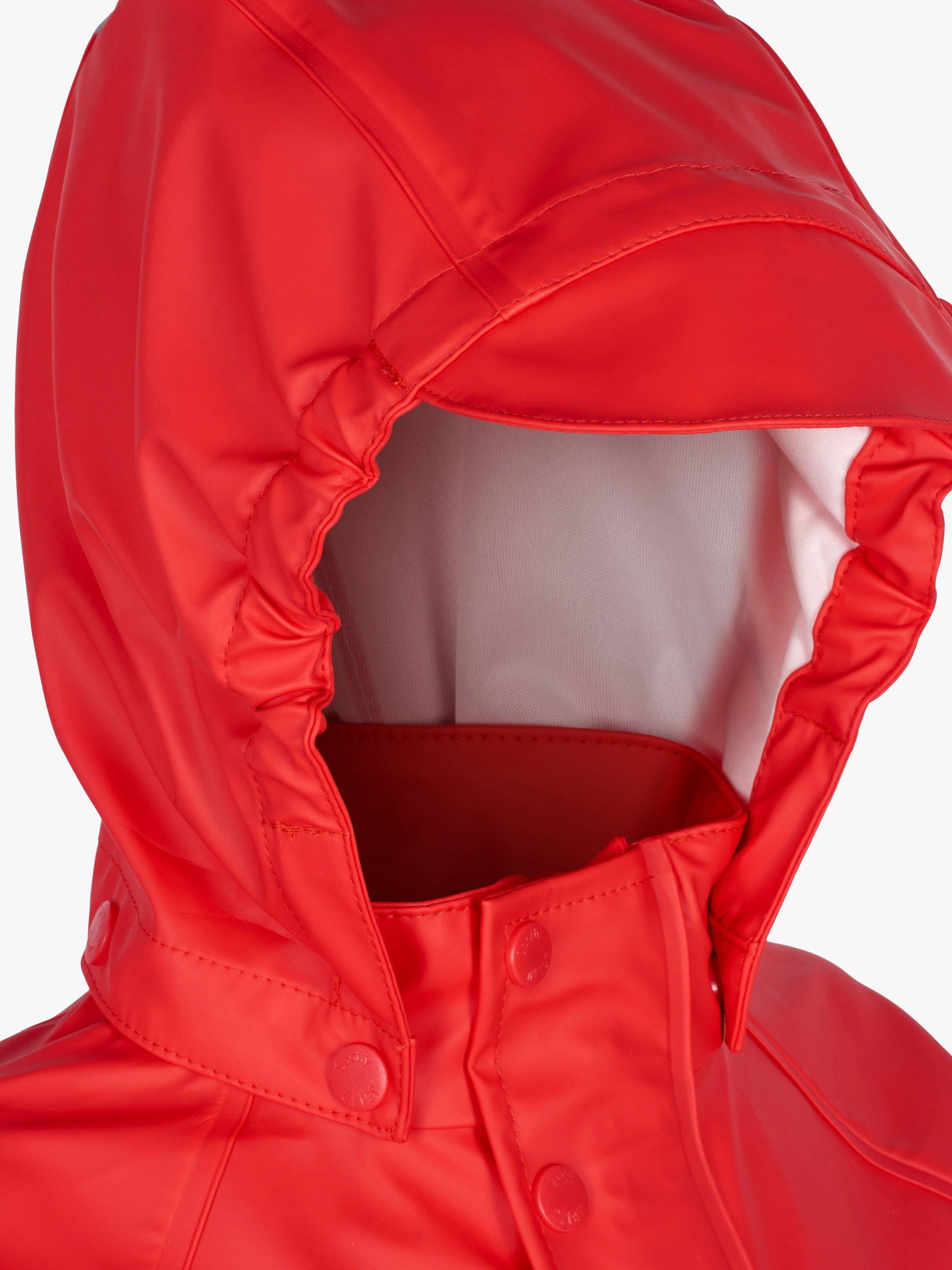 Product image 3 of 5, which shows Spotty Otter Kids' Forest Ranger Waterproof Splashsuit, Red, 1-2 years