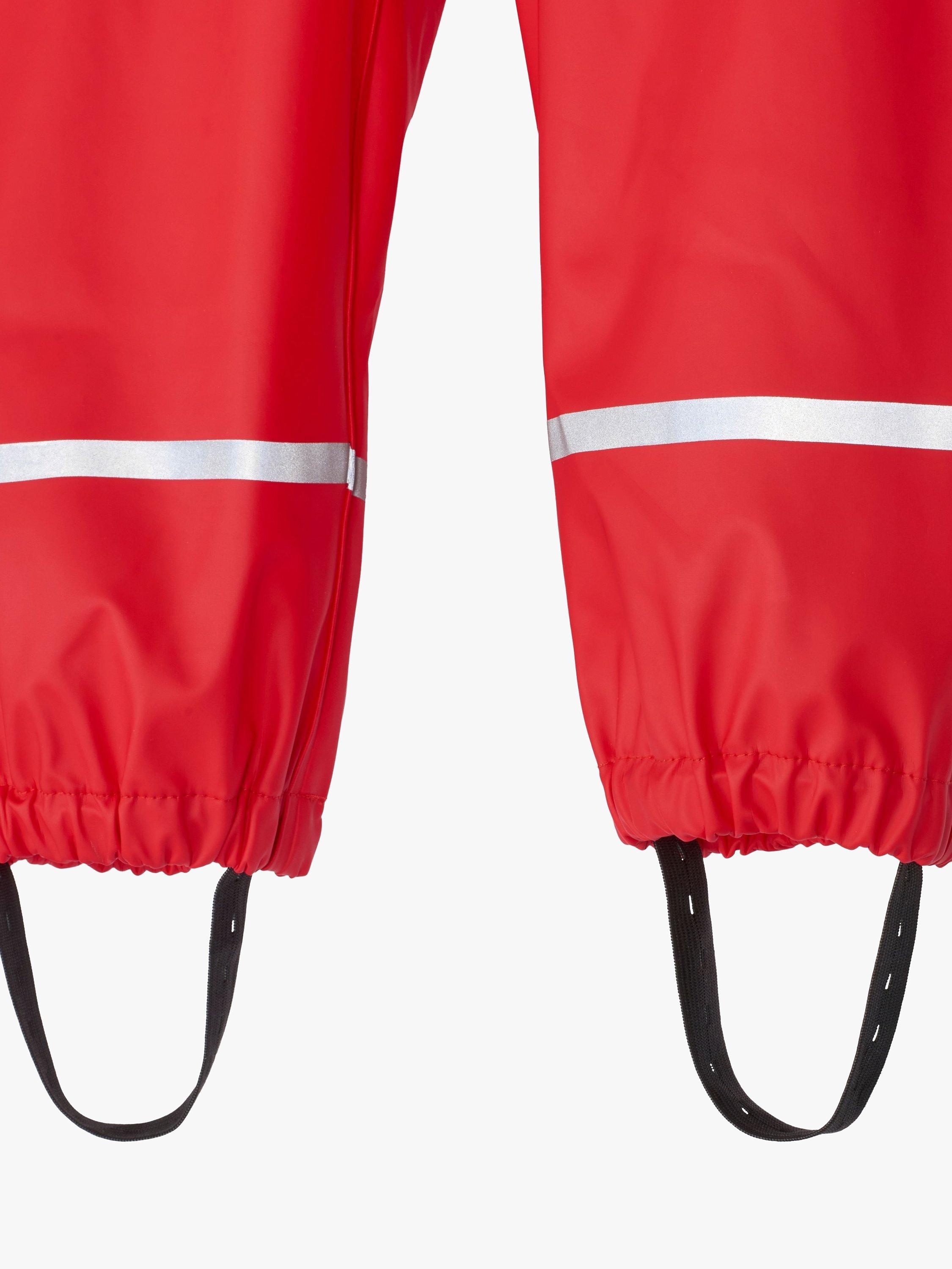 Product image 5 of 5, which shows Spotty Otter Kids' Forest Ranger Waterproof Splashsuit, Red, 1-2 years