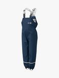 Spotty Otter Kids' Forest Ranger Waterproof Dungarees, Navy