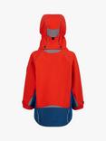 Spotty Otter Kids' Adventure Waterproof Jacket, Fiery Red