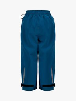 Spotty Otter Kids' Adventure Waterproof Trousers, Navy - view 2, Navy