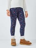 John Lewis Kids' Stars Leggings, Navy