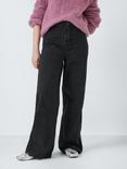 John Lewis Kids' Wide Leg Trousers, Charcoal