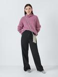 John Lewis Kids' Wide Leg Trousers, Charcoal