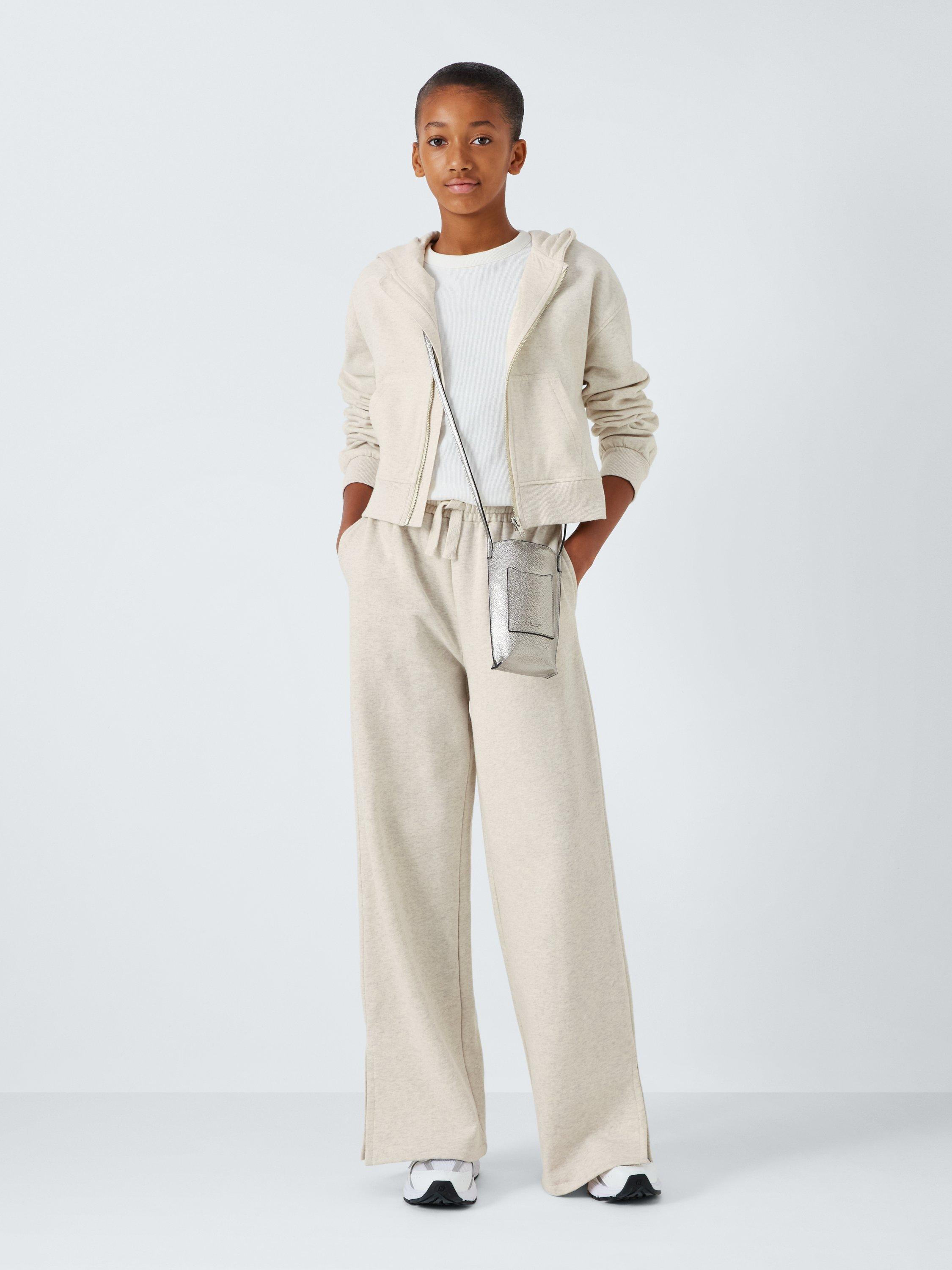 John Lewis Kids Zip Up Hoodie Grey
