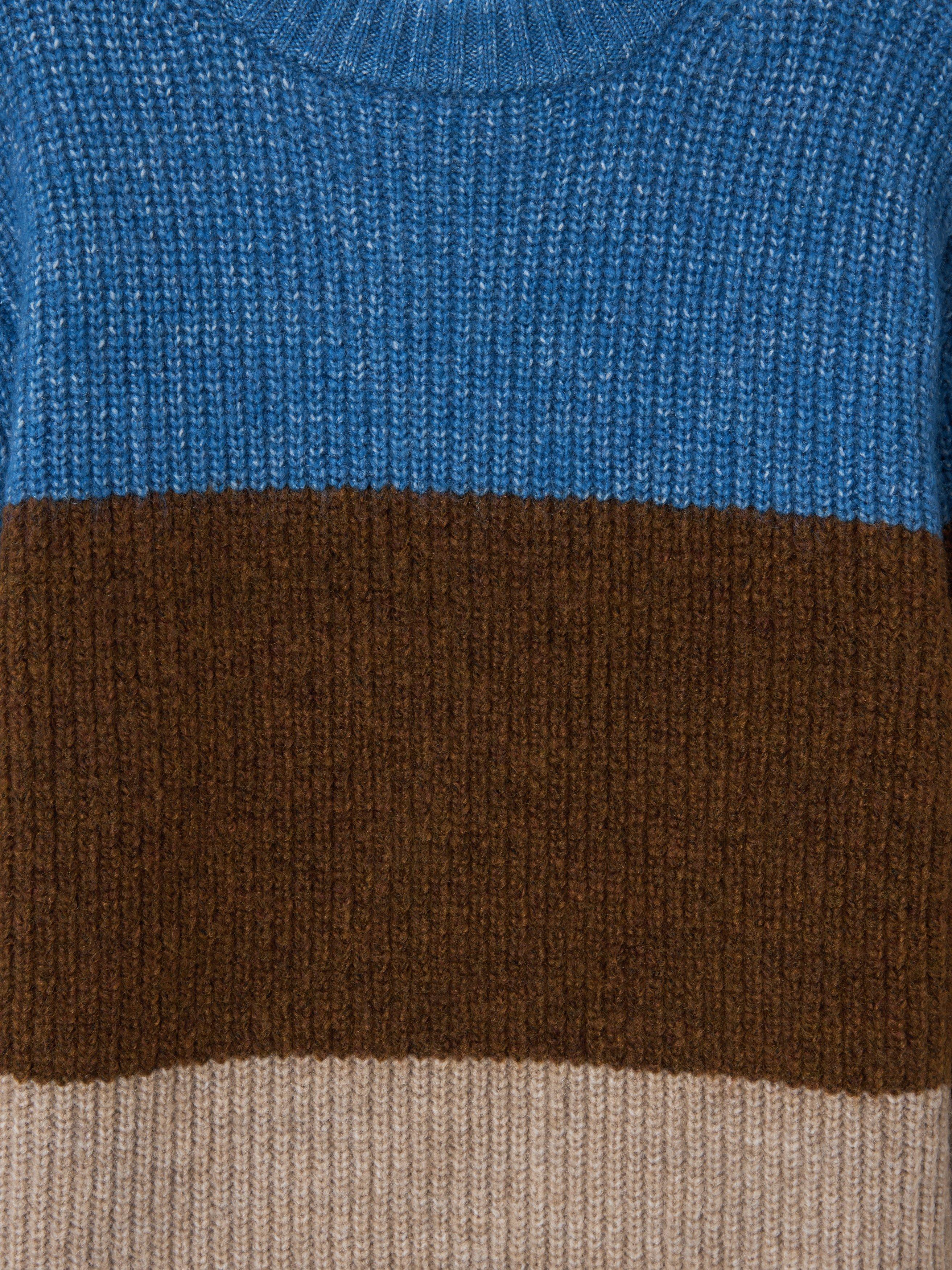 Product image 5 of 7, which shows John Lewis Kids' Tricolour Stripe Jumper, Multi, 6 years