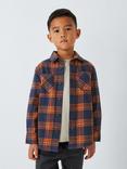 John Lewis Kids' Flannel Check Shirt, Multi