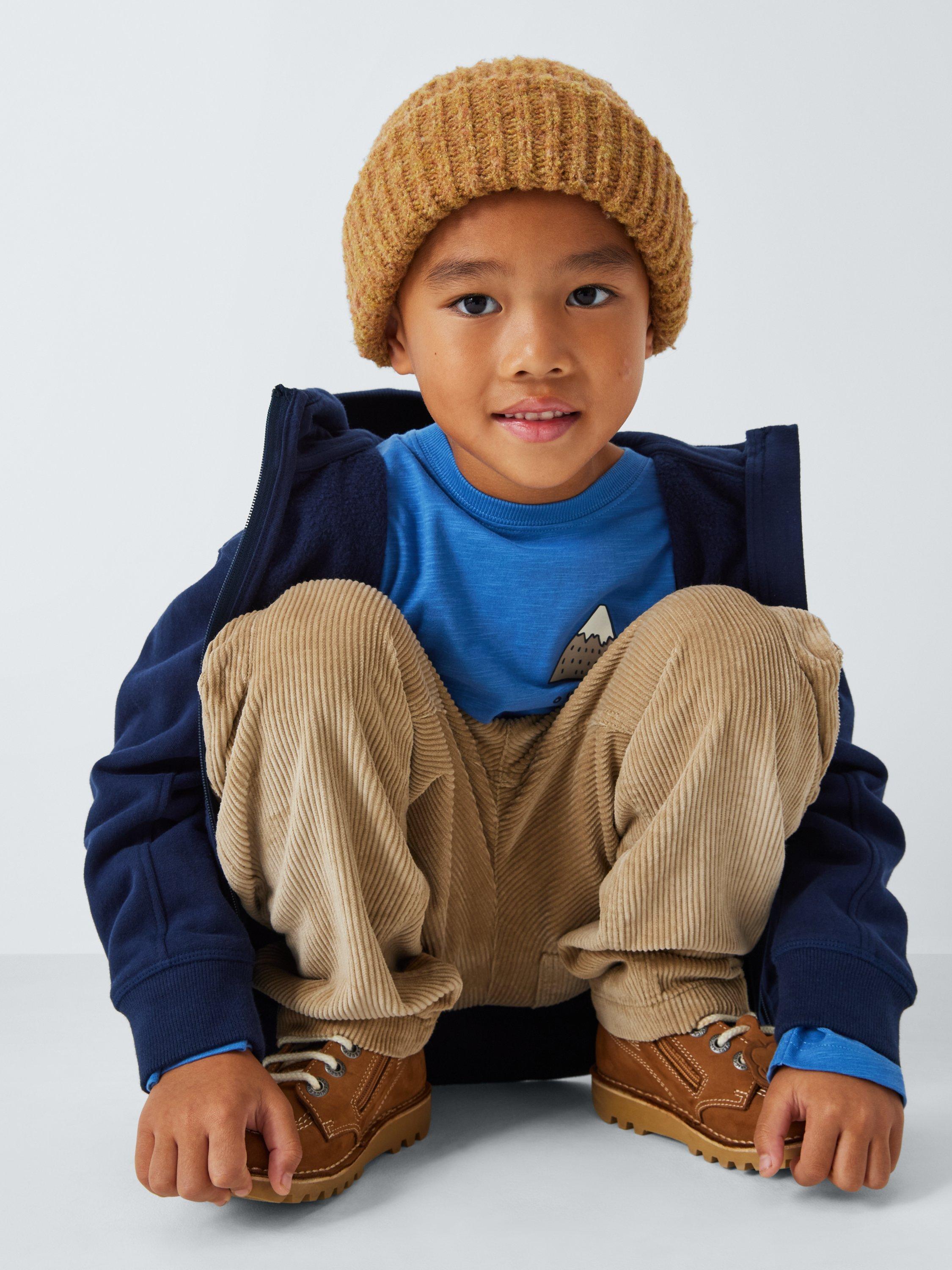 Product image 8 of 8, which shows John Lewis Kids' Moutain Bear Graphic Top, Blue, 6 years