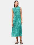 Whistles Linked Smudge Heidi Dress, Green/Multi