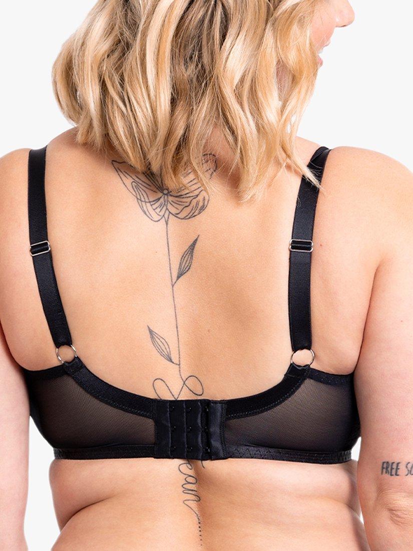 Product image 2 of 5, which shows Curvy Kate Lace Daze Padded T-Shirt Bra, Black, 30D