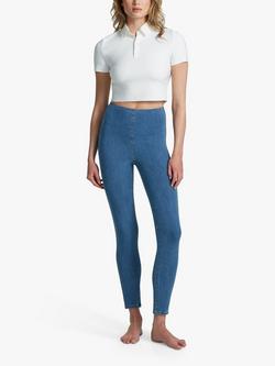 Commando Stretch Denim Leggings, Light Indigo
