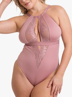 Curvy Kate Indulgence Stretch Lace Body, Dusty Rose
