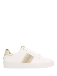 Carvela Rapid Trainers, White/Gold