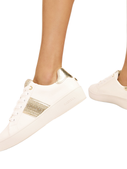 Carvela Rapid Trainers - view 2, White/Gold