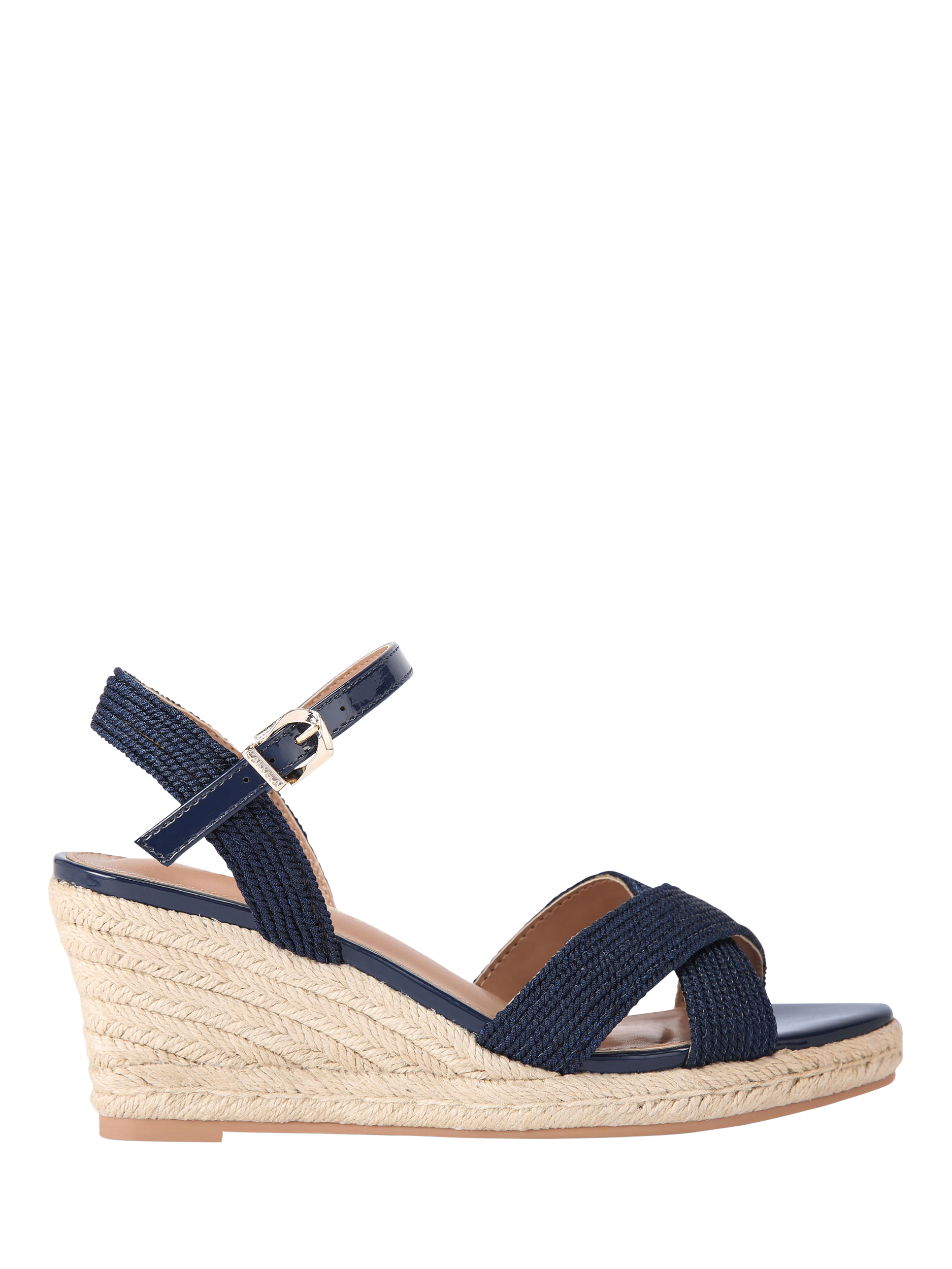 Carvela Divine Espadrilles, Navy, 3