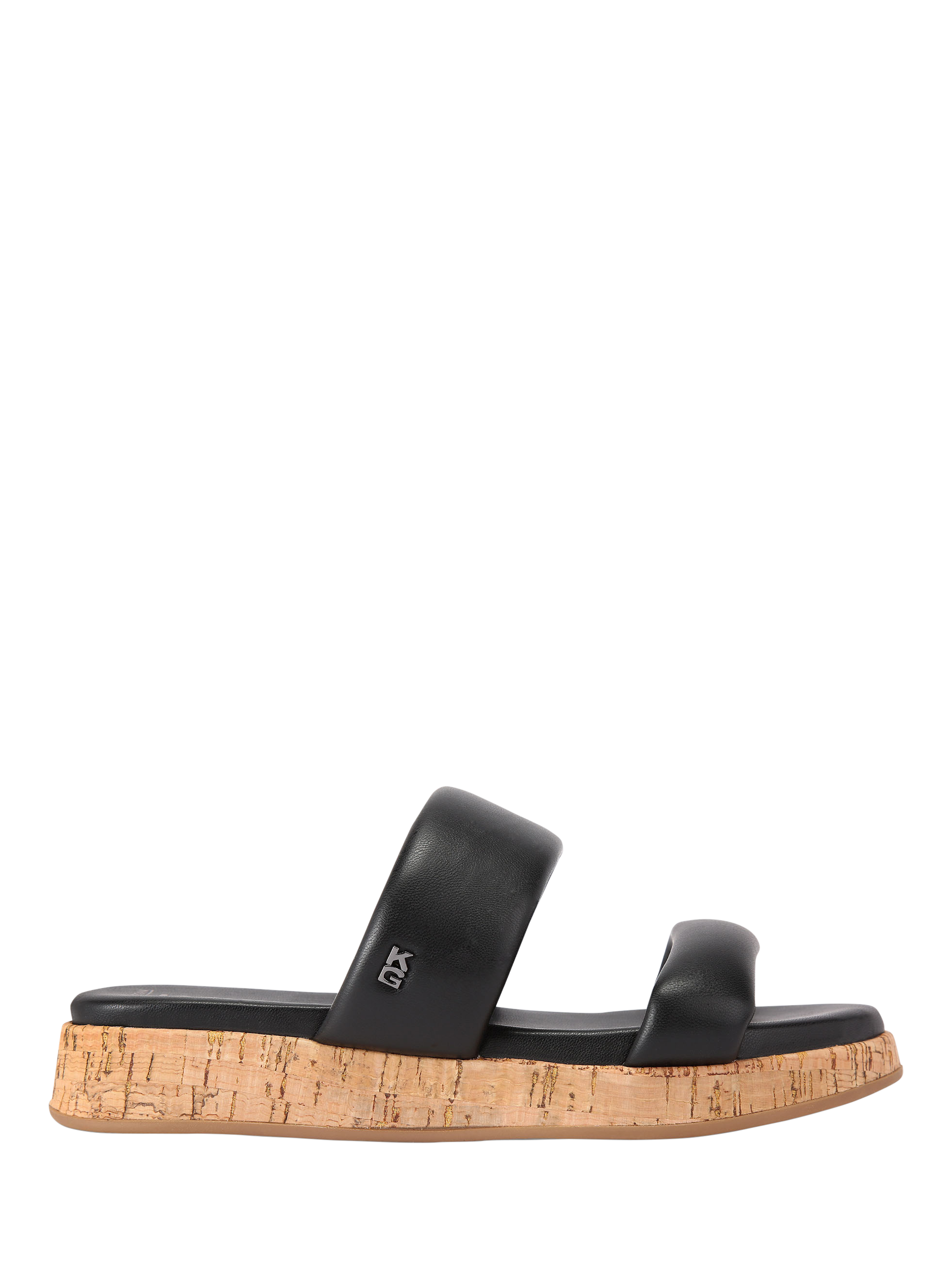 KG Kurt Geiger Dara Leather Sliders, Black