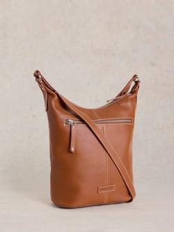 White Stuff Fern Leather Cross Body Bag, Mid Tan - view 2, Mid Tan