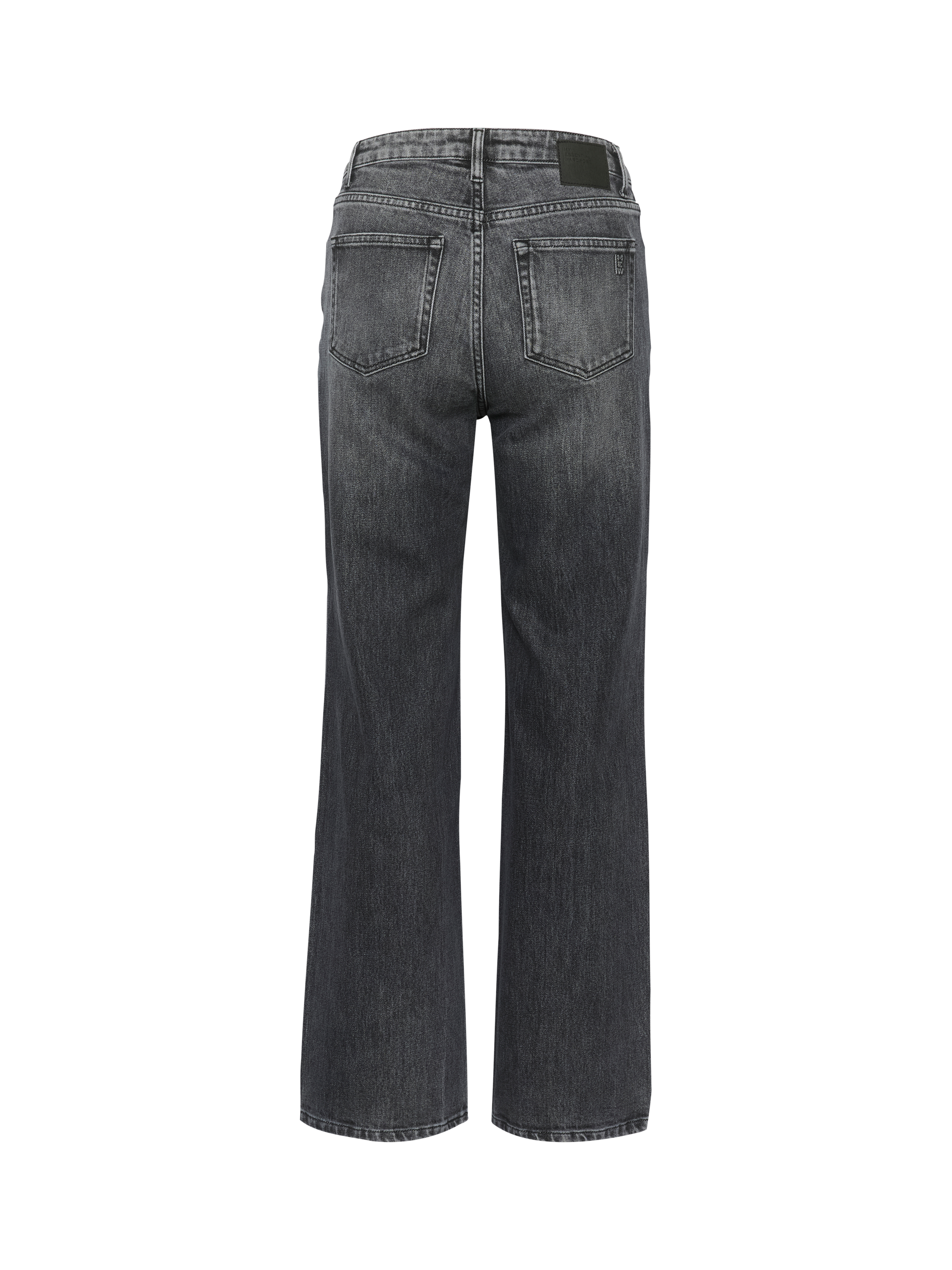 Product image 5 of 5, which shows MY ESSENTIAL WARDROBE Louis High Waisted Wide Leg Jeans, Dark Grey Retro, 26R