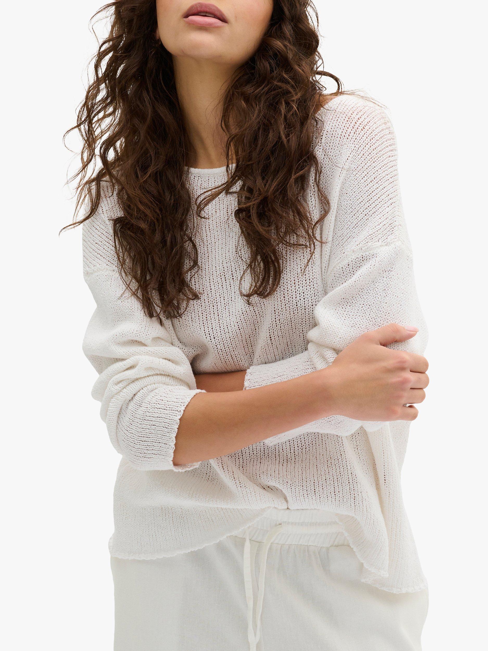 Product image 1 of 5, which shows MY ESSENTIAL WARDROBE Diva Boxy Jumper, Bright White, L